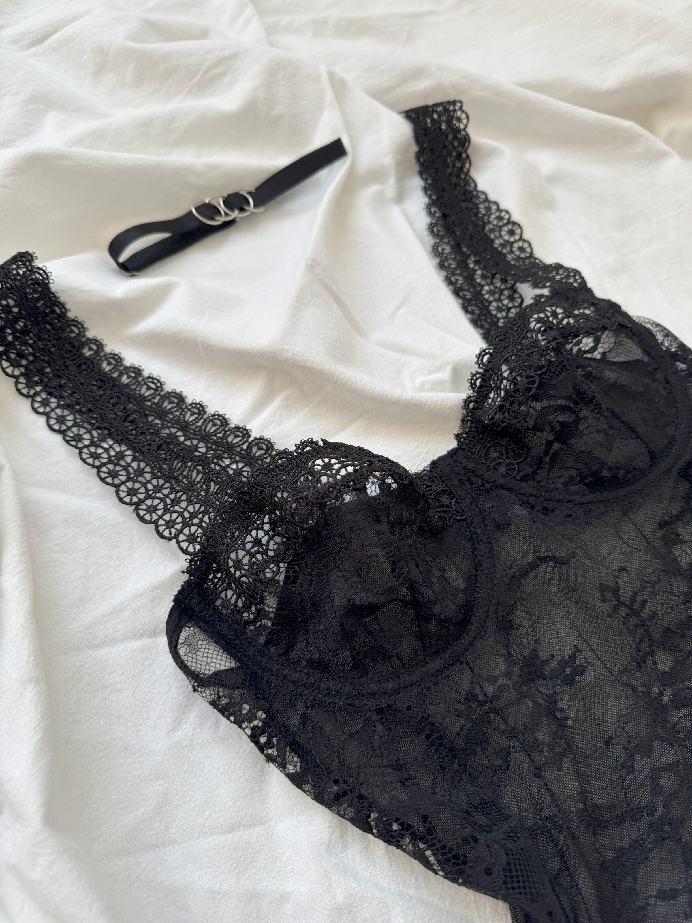 Комплект білизни жіночий Nova Vega боді/чокер S Чорний (105-D163) - фото 6 Комплект білизни жіночий Nova Vega боді/чокер S Чорний (105-D163) - фото 6