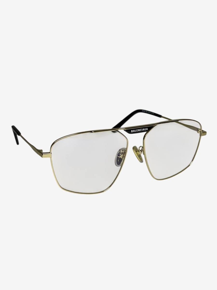 Окуляри іміджеві унісекс Balenciaga BB0246S Clear/Gold (5743)