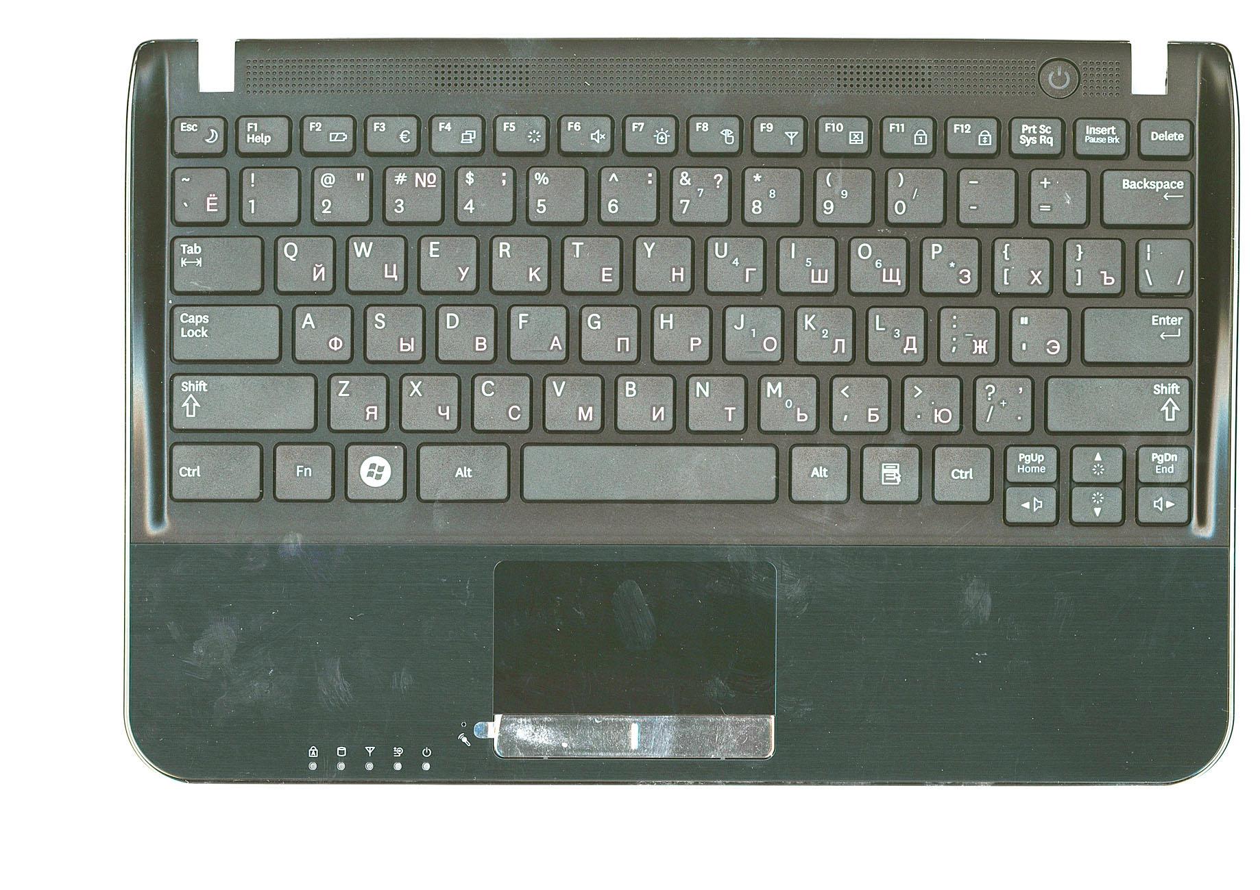 Клавіатура для ноутбука Samsung NF310 Black TopCase Black