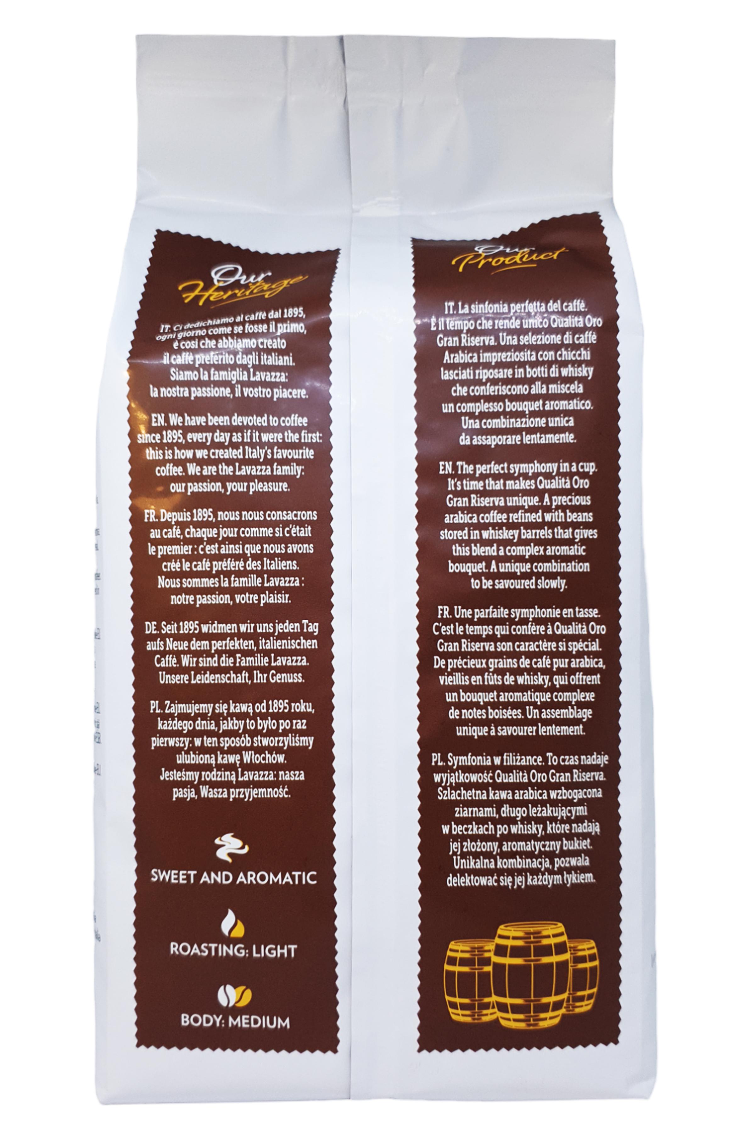 Кава Lavazza Qualita Oro Gran Reserva зерно 1 кг (58831) - фото 4