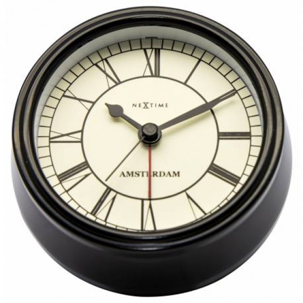 Часы настольные Small Amsterdam Black Черный