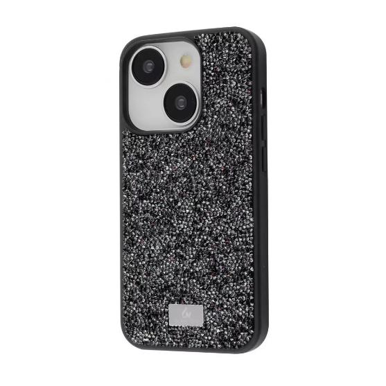 Чехол Bling World Rock Diamond (TPU) для телефона iPhone 15 black titanium (556050806)