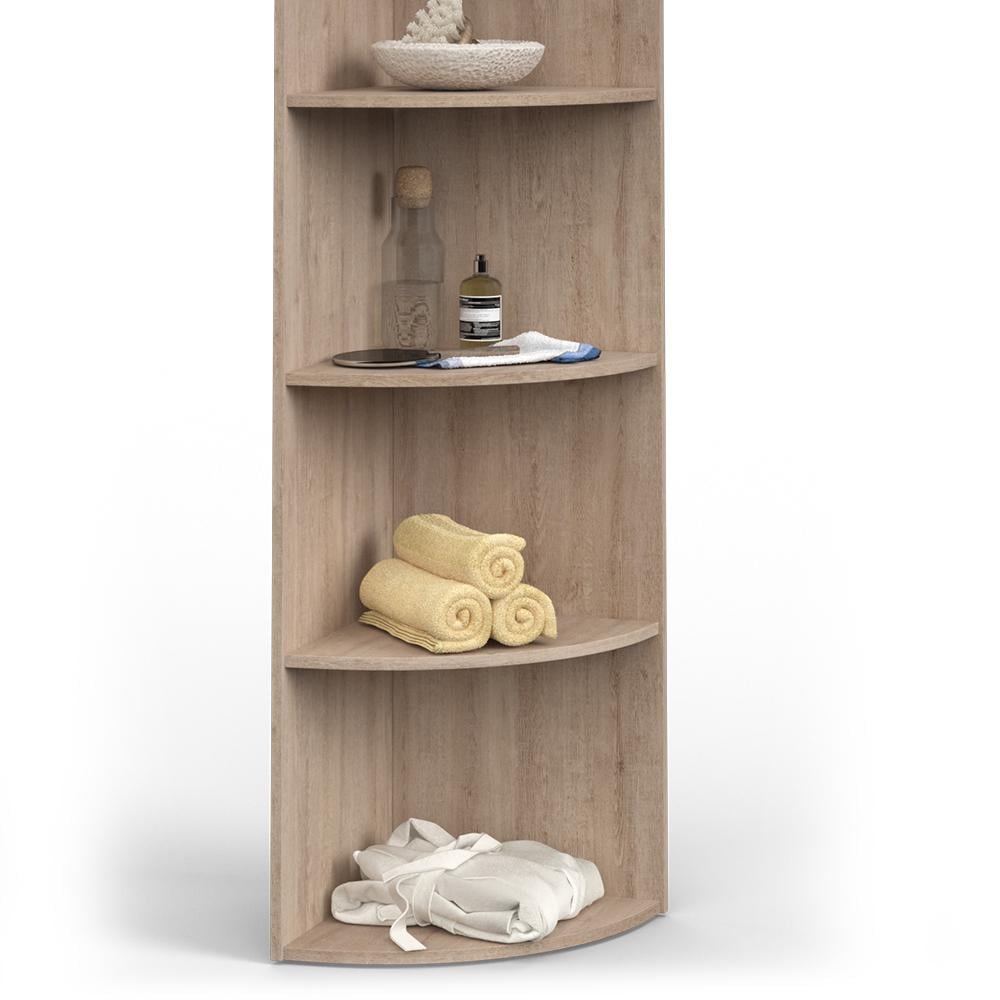 Полка угловая 40x180 5 ячеек Vicco Ecki Сонома - фото 5 Полка угловая 40x180 5 ячеек Vicco Ecki Сонома - фото 5