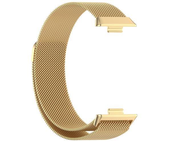 Ремешок металлический Milanese Magnetic для смарт-часов Xiaomi Smart Band 9 Pro Золотой