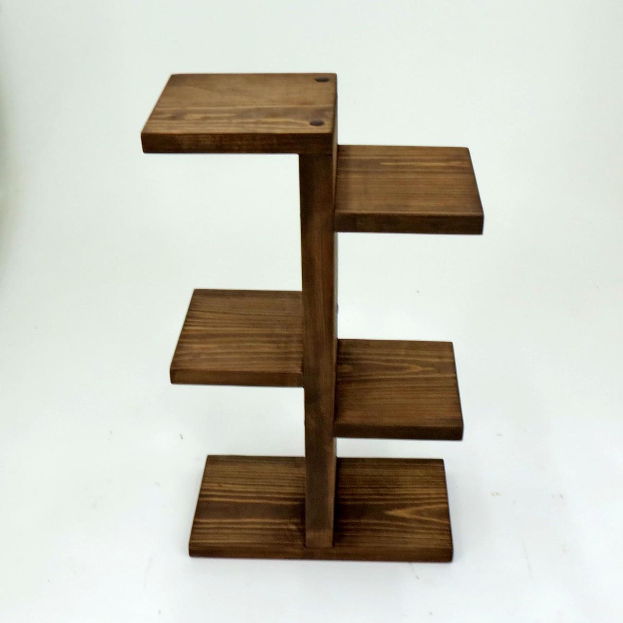 Підставка для квітів з дерева Валенсія максі Капучіно (ЦВП-100309) - фото 7