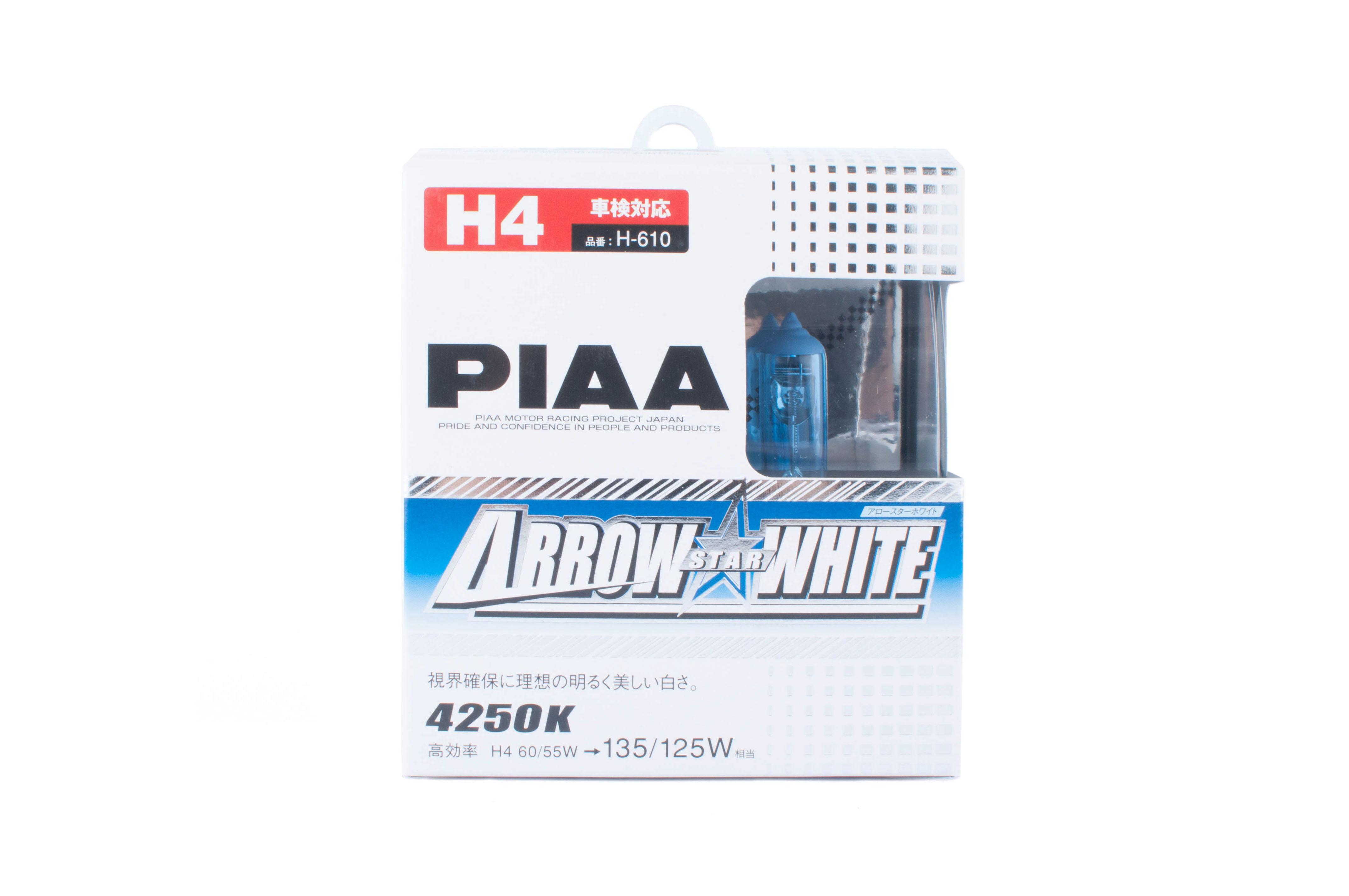 Автолампи Piaa Arrow Star White H4 4250K 2 шт. (Н-610)