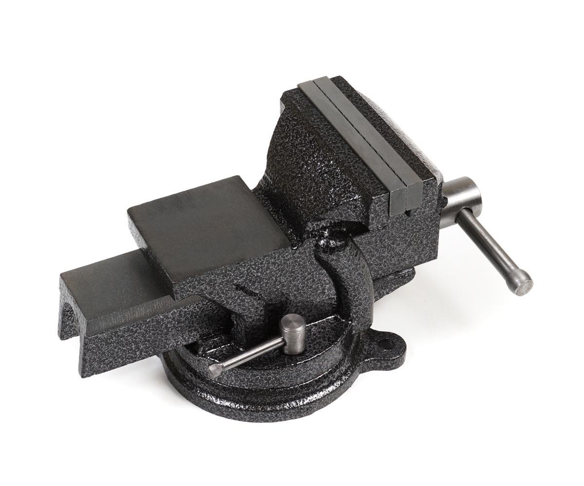 Лещата слюсарні Polax настільні поворотні 100 мм (25-099) Лещата слюсарні Polax настільні поворотні 100 мм (25-099)