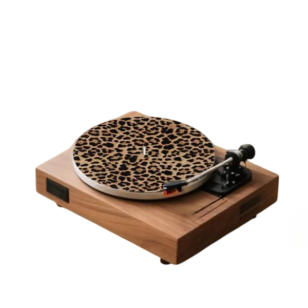 Килимок для вінілового програвача з повсті Леопардовий Килимок для вінілового програвача з повсті Леопардовий