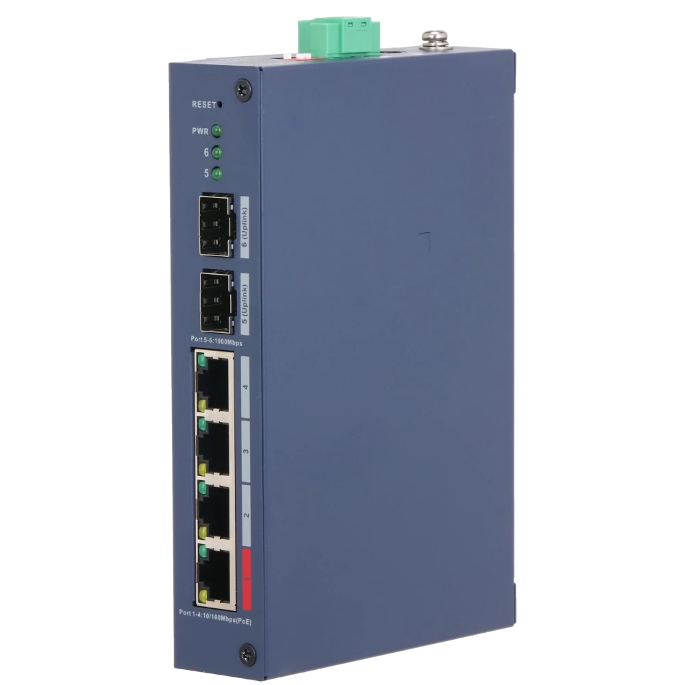 Комутатор 6 портів керований Dahua DH-CHS4206-4ET-90 PoE (2863456221)