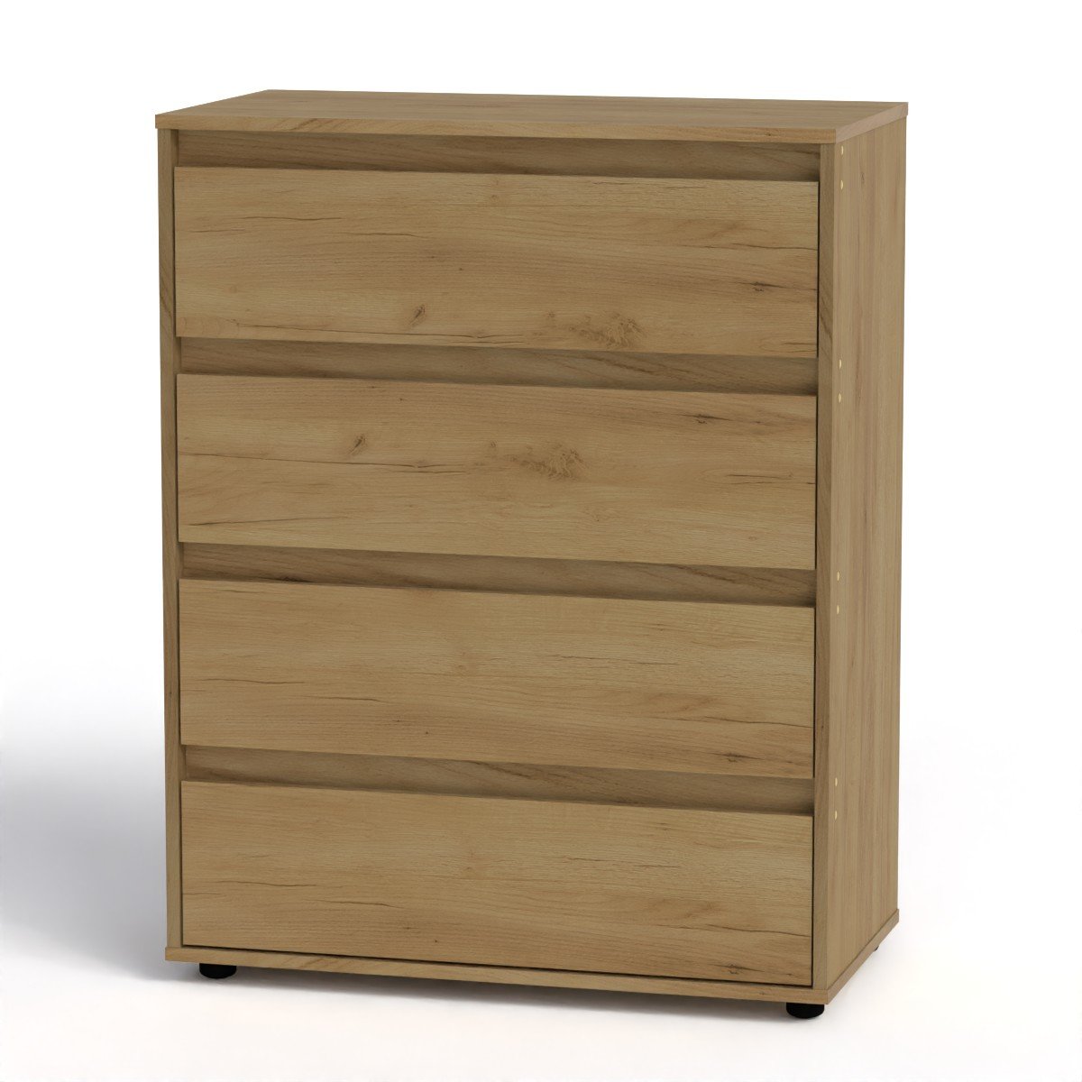 Комод на 4 ящика Компаніт 4 80х42х103 см Дуб крафт золотой (17336)