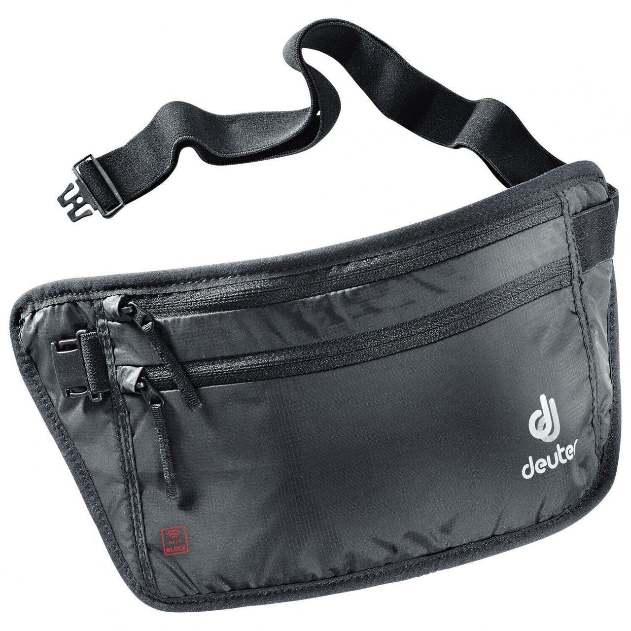 Cумка на пояс Deuter Security Money Belt I RFID Black (1052-3942720 7000)