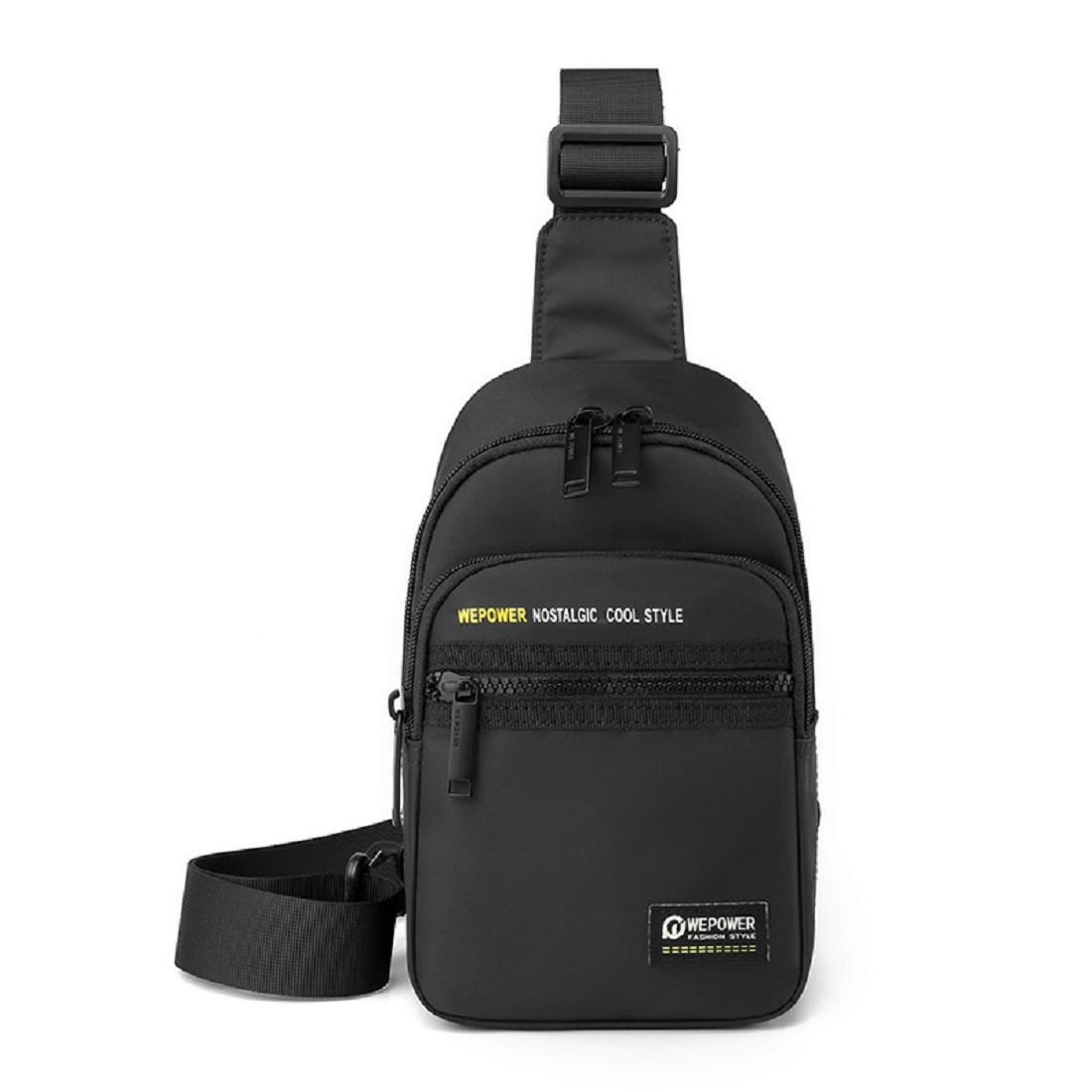 Мужская сумка через плечо Royal Bag AT08-5832A Черный (6608)