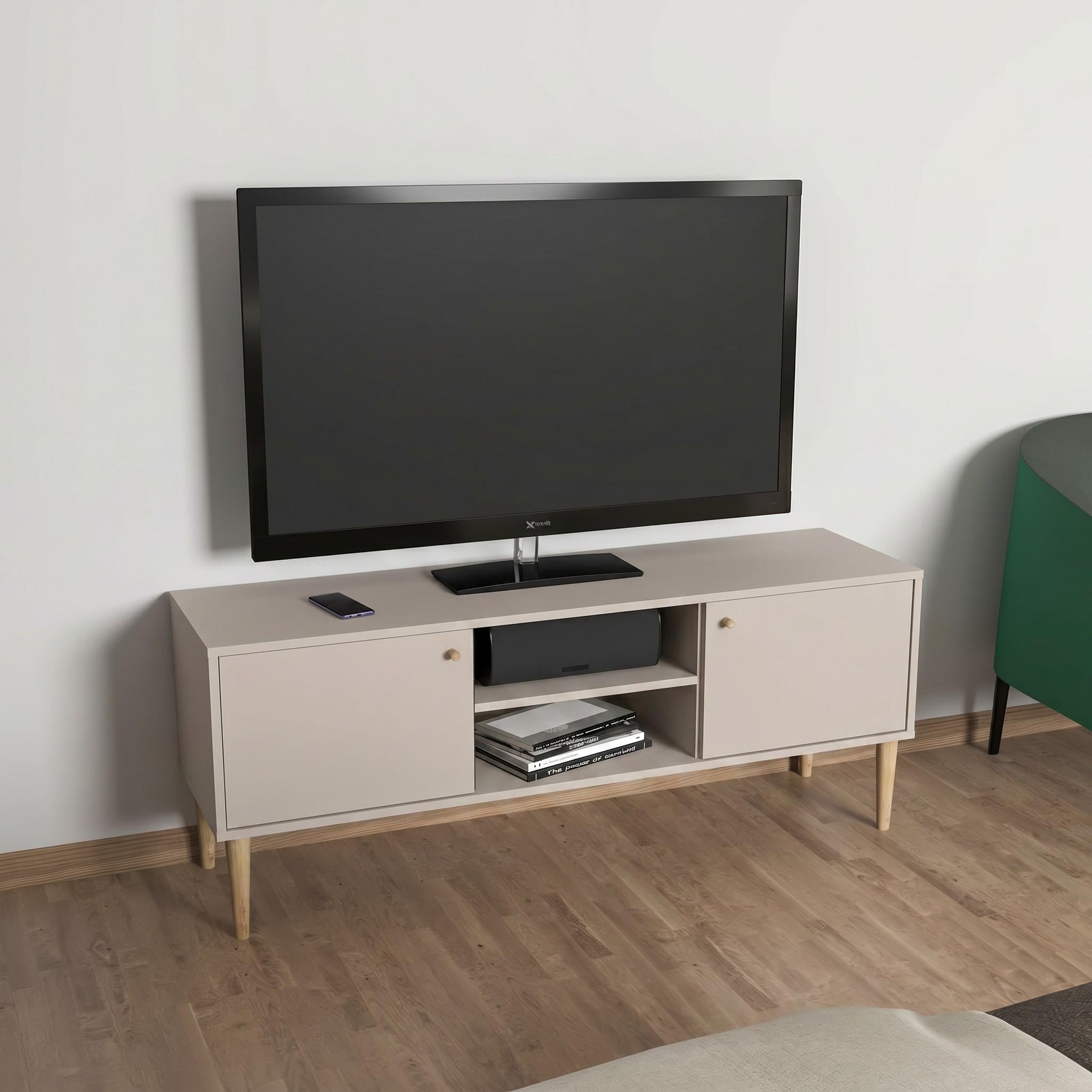 Тумба под телевизор Idomlund TV 1400x380x548 мм Кашемир (33270411)