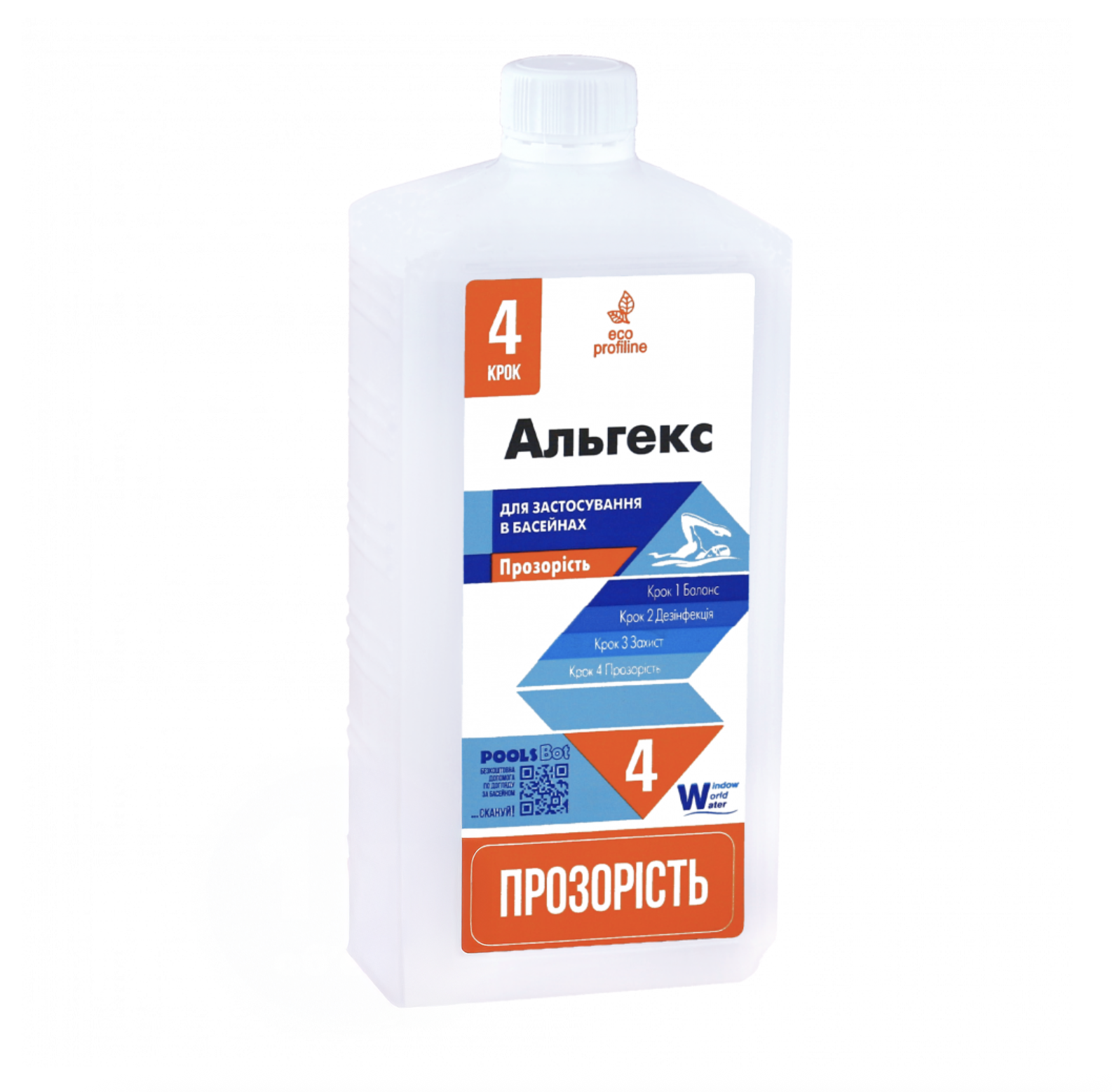 Засіб проти водоростей у басейні Water World Window 1 л (65415-13)