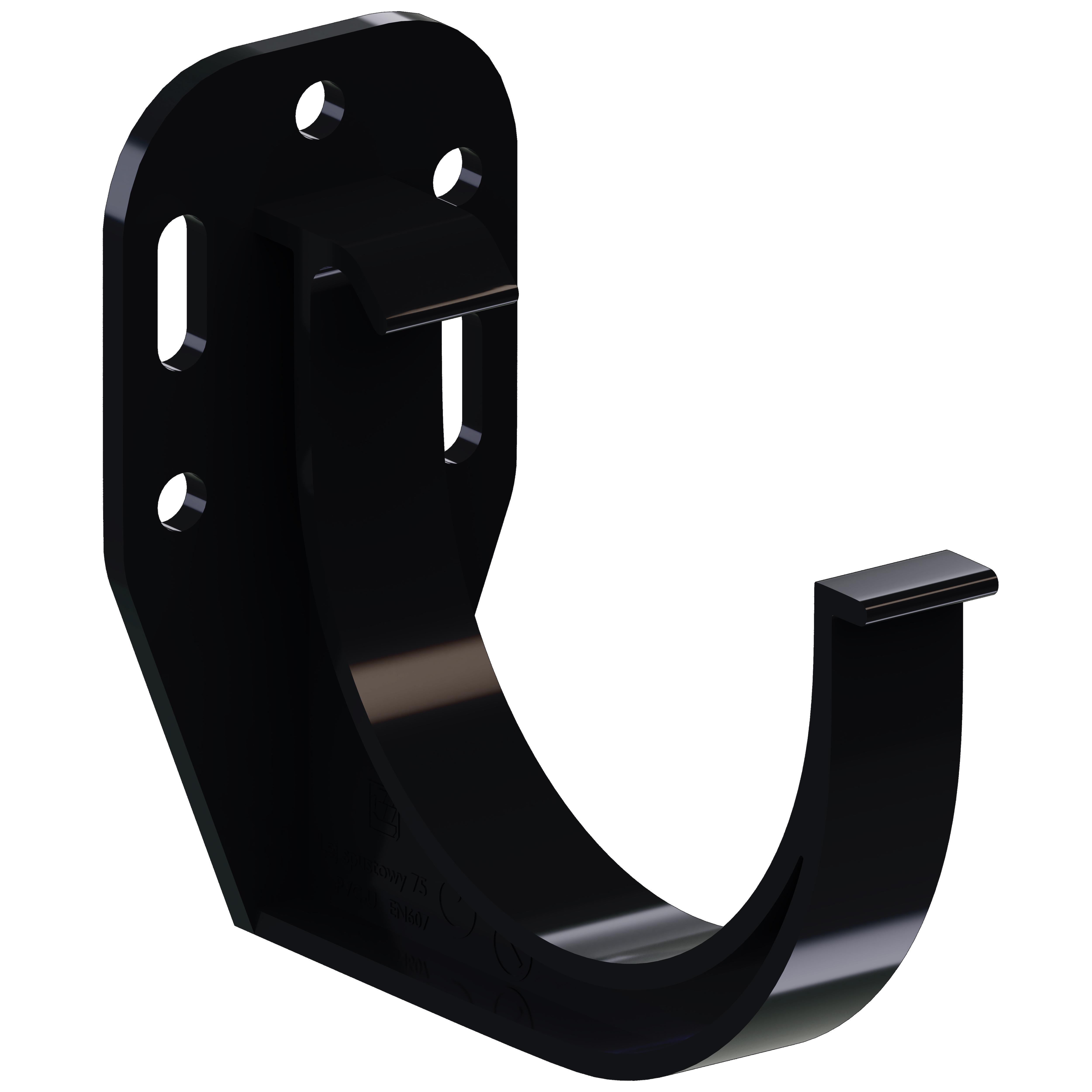 Кронштейн желоба KROP 130 мм Черный (2203) - фото 1