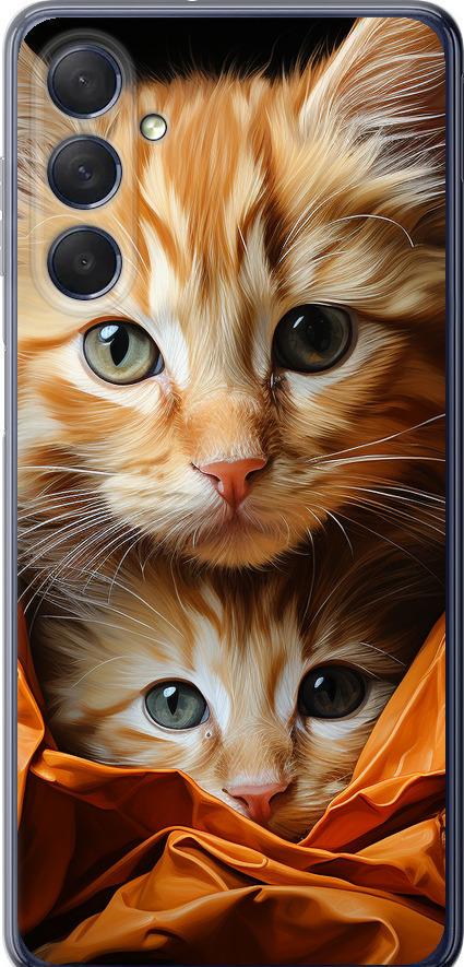 Чехол на Samsung Galaxy M54 Котики 2 (5664u-3039-42517)