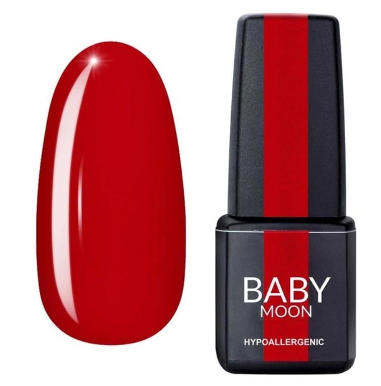 Гель-лак BABY MOON Red Chic Gel polish 6 мл №01 Насичено-червоний - фото 1