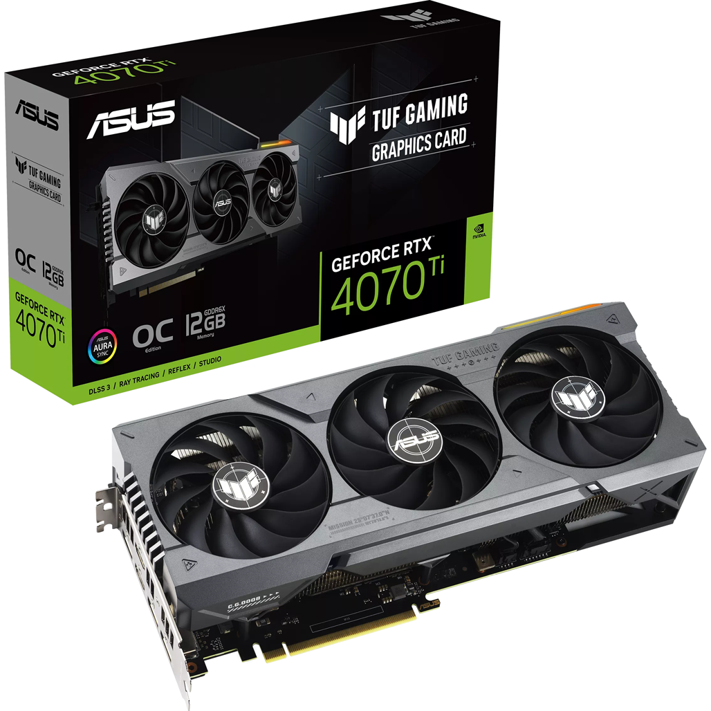 Видеокарта ASUS TUF Gaming GeForce RTX 4070 Ti 12GB GDDR6X OC Edition (TUF-RTX4070TI-O12G-GAMING) - фото 10