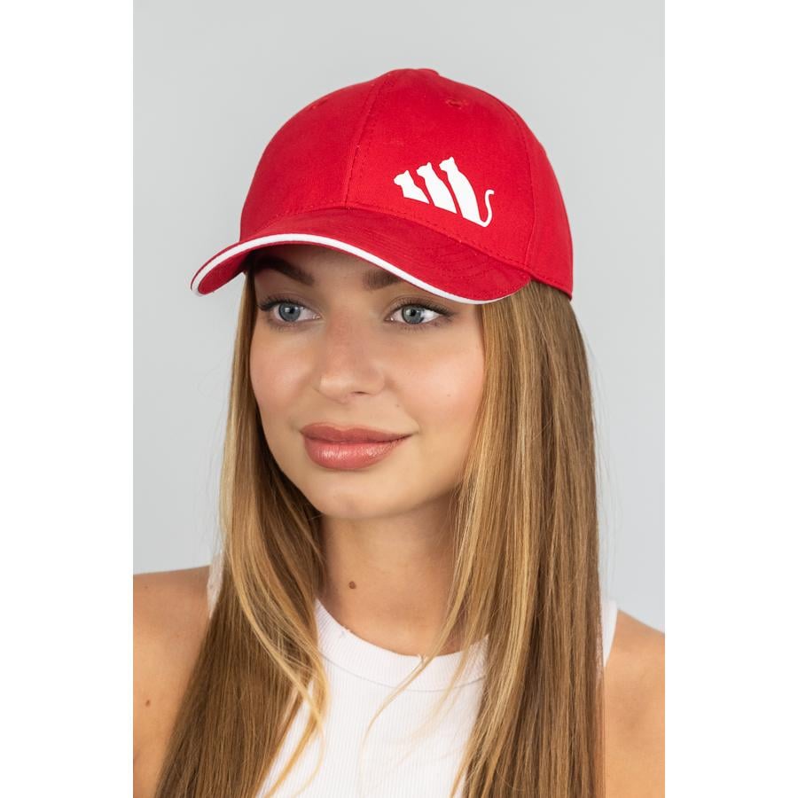 Бейсболка женская котоновая с накаткой на регуляторе Braxton 1556 One size Красный (301686)