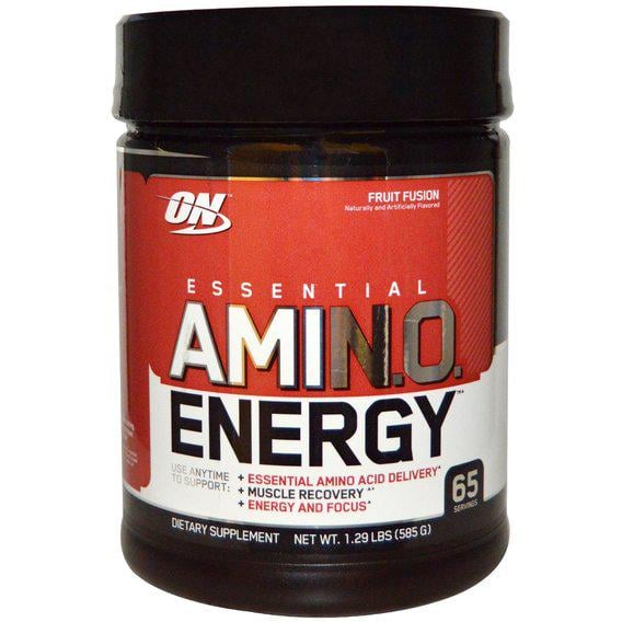 Амінокомплекс для спорту Optimum Nutrition Essential Amino Energy 585 г 65 порцій Fruit Fusion