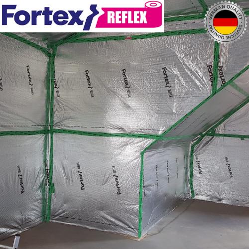 Пароизоляционная армированная мембрана Fortex Reflex с алюминиевым слоем 1,5х50 м (8914285) - фото 8