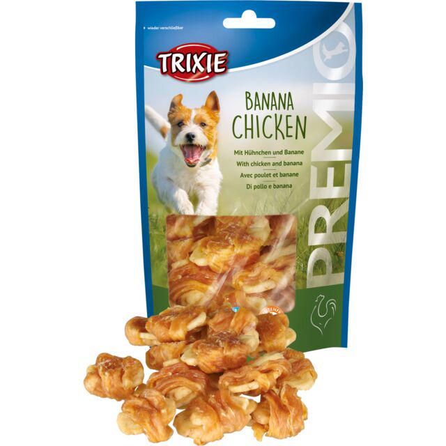 Лакомства для собак Trixie Banana Chicken со вкусом курицы и банана 100 г Лакомства для собак Trixie Banana Chicken со вкусом курицы и банана 100 г