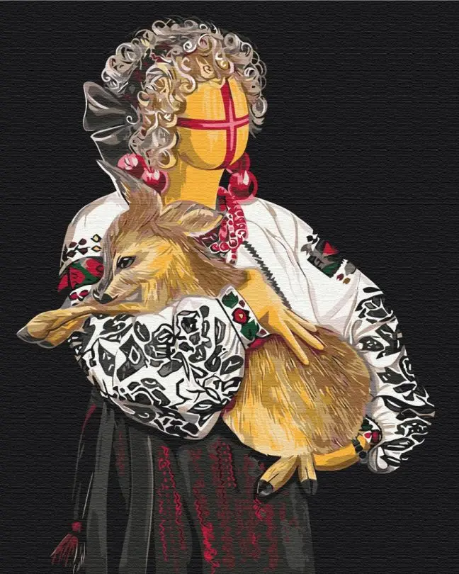 Картина по номерам Brushme Современная Мотанка 40x50 см (BSM-B53344)