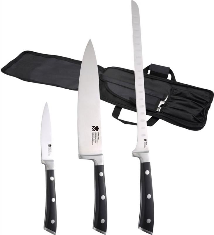 Набір кухонних ножів Bergner MasterPro Foodies з нержавіючої сталі 3 шт. (BGMP-4321)