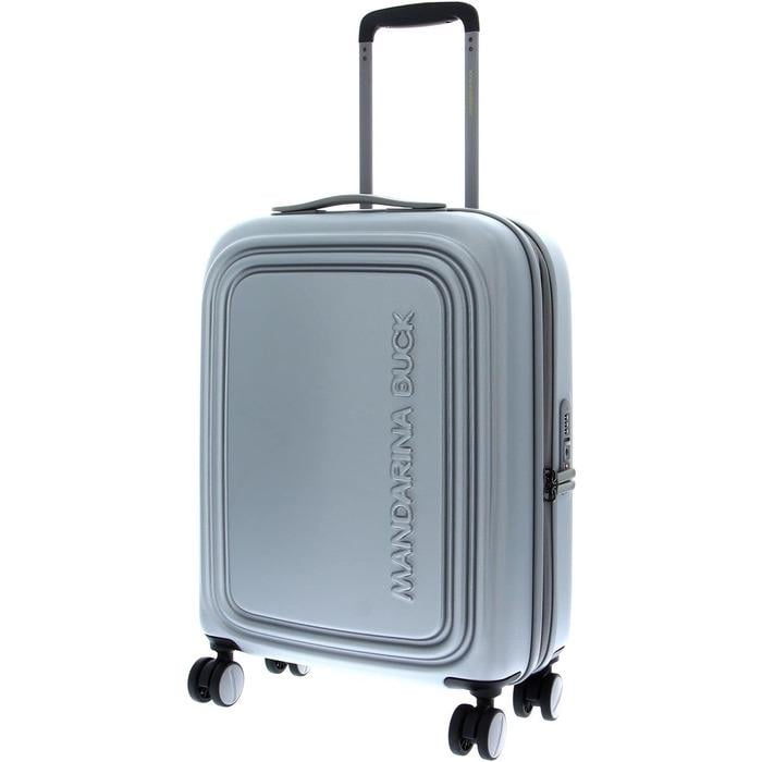 Чемодан на колесиках Mandarina Duck Logoduck 40x55x20/23 см Серебристый (1674375)