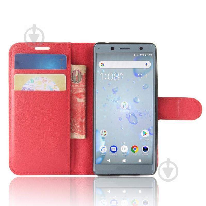 Чохол-книжка Litchie Wallet для Sony Xperia XZ2 Compact H8314 / H8324 Червоний (arbc3619) - фото 3