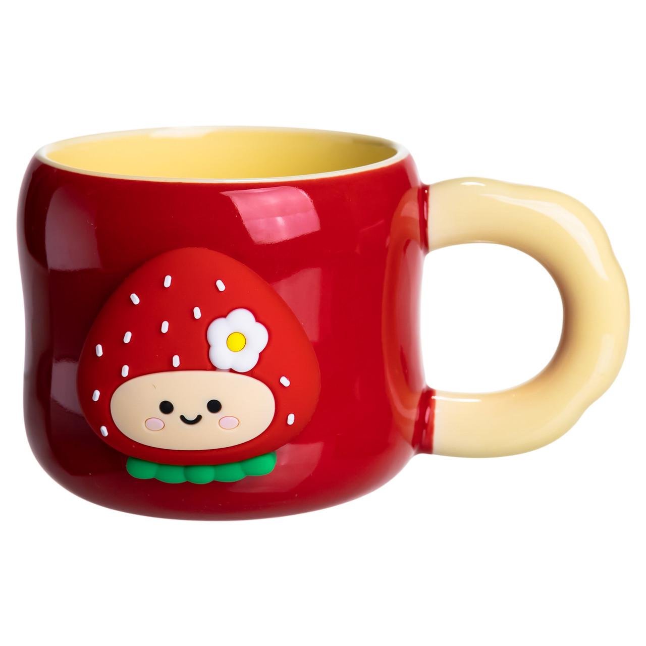 Чашка порцелянова Sanrio Strawberry з магнітним декором 400 мл Червоний (FM-53B) - фото 5 Чашка порцелянова Sanrio Strawberry з магнітним декором 400 мл Червоний (FM-53B) - фото 5