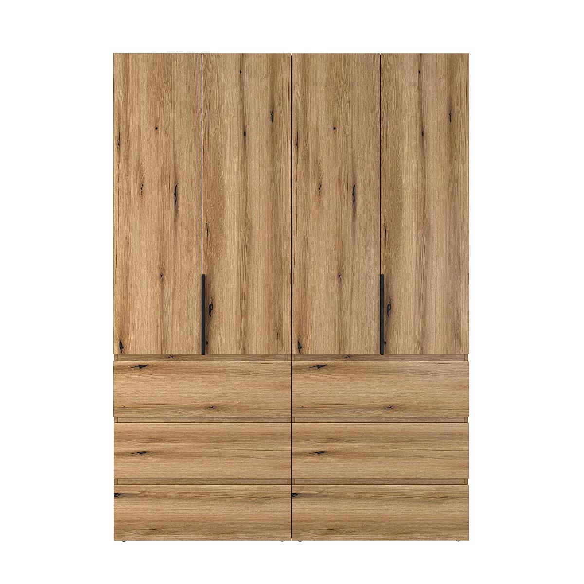 Шафа розпашна комбінована ART IN HEAD №10 Light 1600x500x2200 мм Дуб Евок прибережний (GALTK01010000000) - фото 1 Шафа розпашна комбінована ART IN HEAD №10 Light 1600x500x2200 мм Дуб Евок прибережний (GALTK01010000000) - фото 1