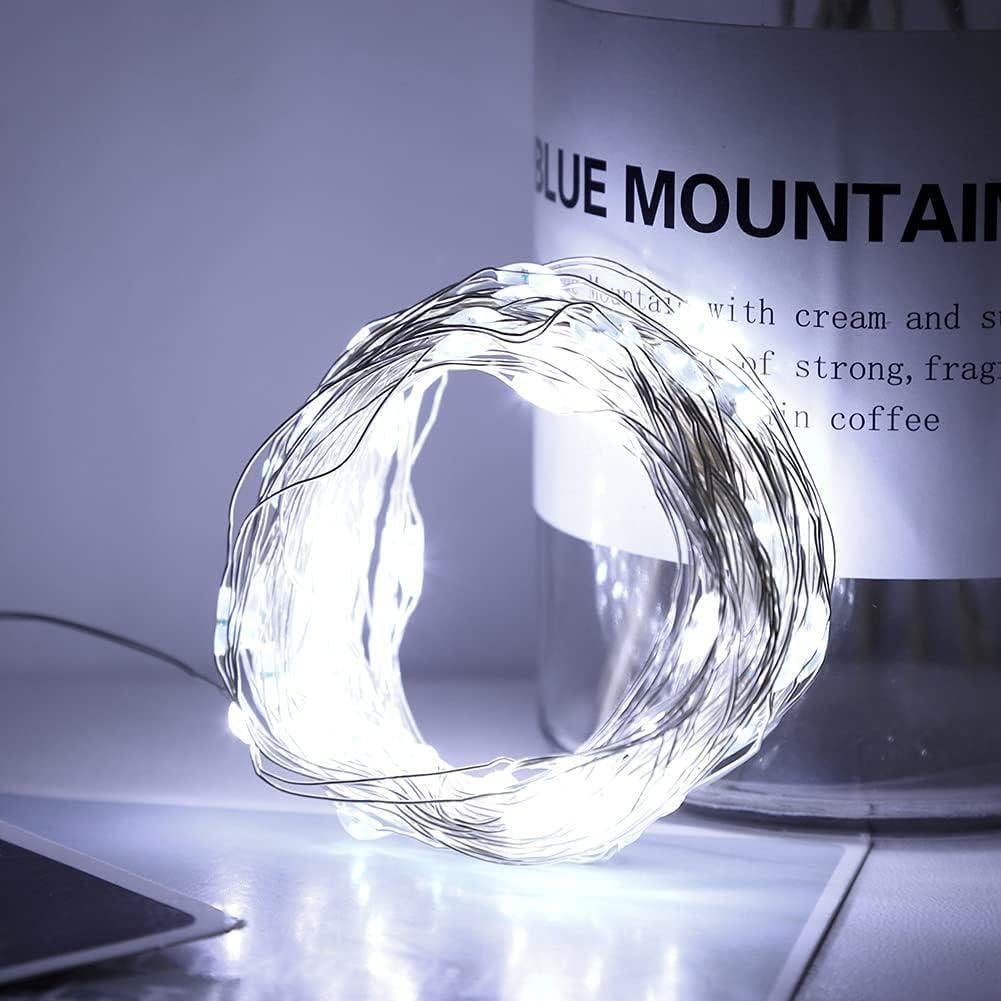 Гирлянда светодиодная USB нить Роса 10 м 100 LED ламп Белый свет Гирлянда светодиодная USB нить Роса 10 м 100 LED ламп Белый свет