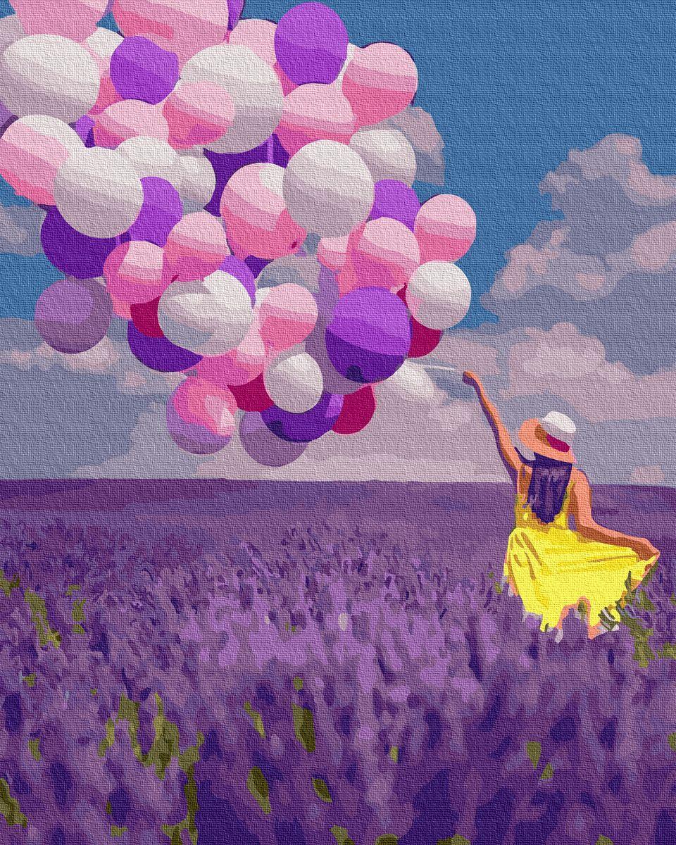 Картина по номерам Добрый день в лаванде (GX38202)