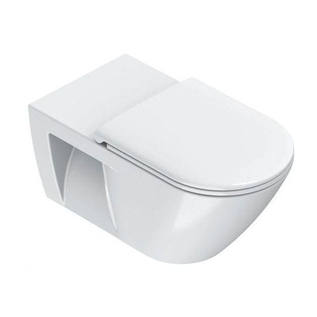 Унитаз подвесной Catalano Sfera Comfort Flush удлиненный 70 см Белый (1VSHNR00)