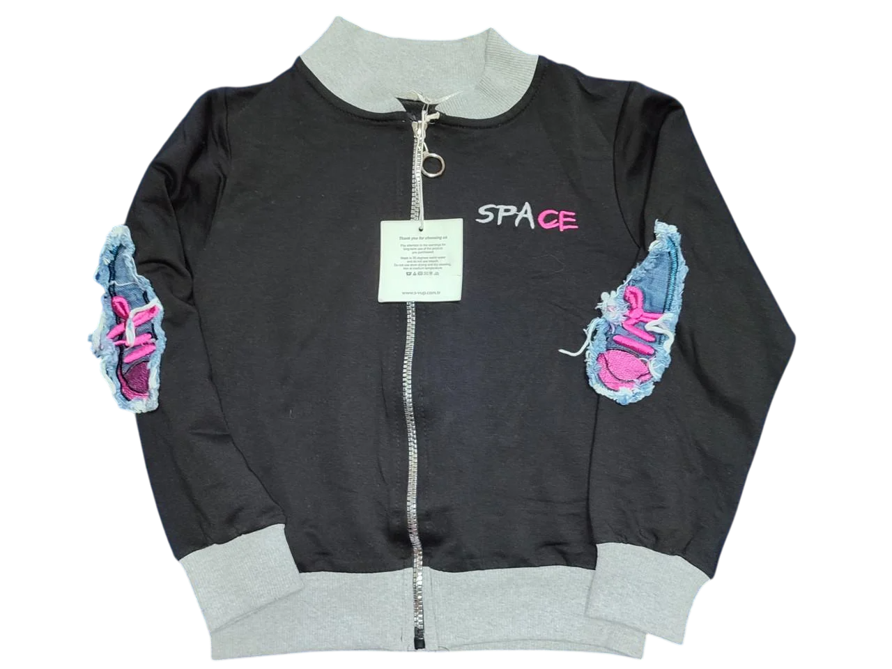 Кофта на молнии для девочки 128 см (99165330)