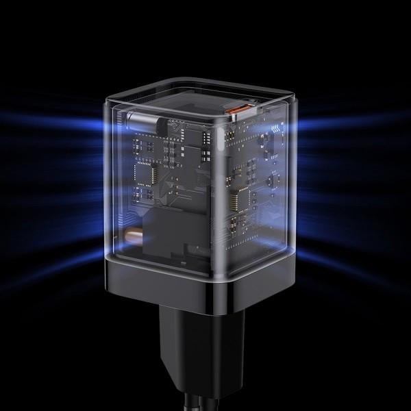 Зарядний пристрій Baseus GaN3 PD3.0 30 W 3 A Black (CCGN010101) - фото 11 Зарядний пристрій Baseus GaN3 PD3.0 30 W 3 A Black (CCGN010101) - фото 11