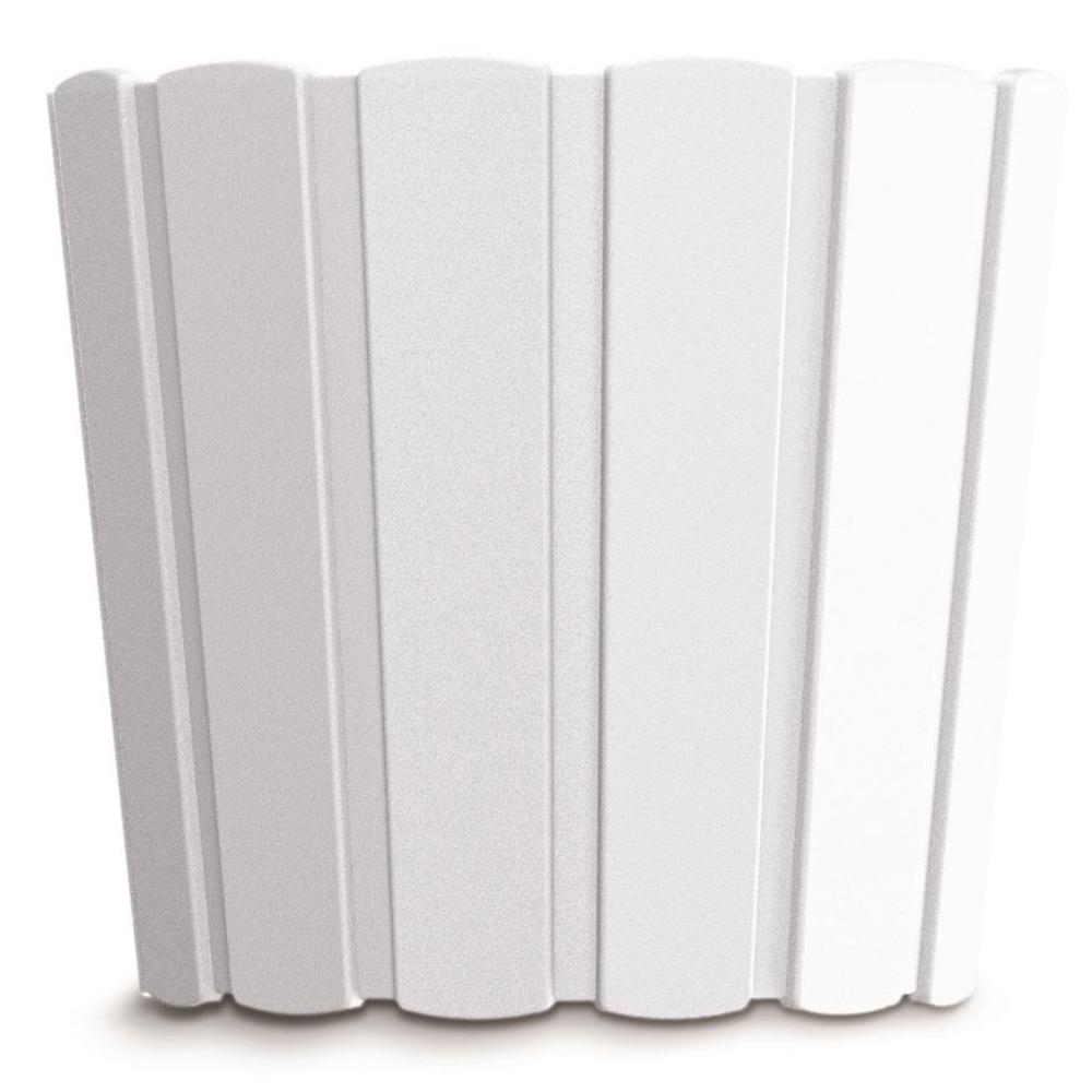Горшок для цветов Prosperplast Boardee Basic Н-25.6 см Белый (25647-449)