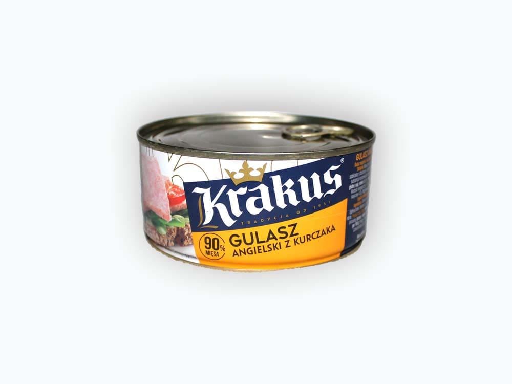 Гуляш Krakus Gulasz Angielski z kurczaka 90% мяса 300 г