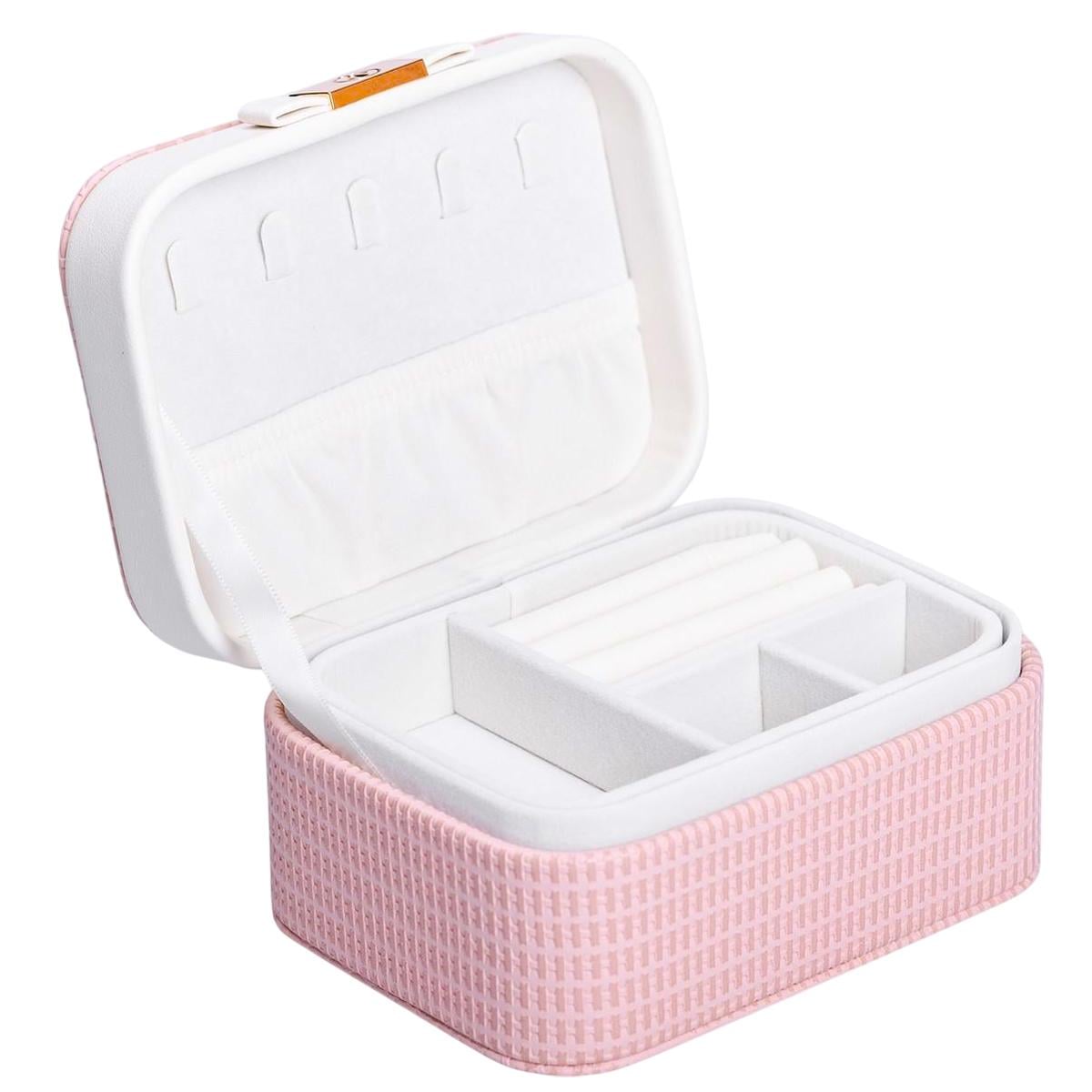 Шкатулка-органайзер для украшений 15,5х11,5х8,5 см Розовый (HP-5-37P)
