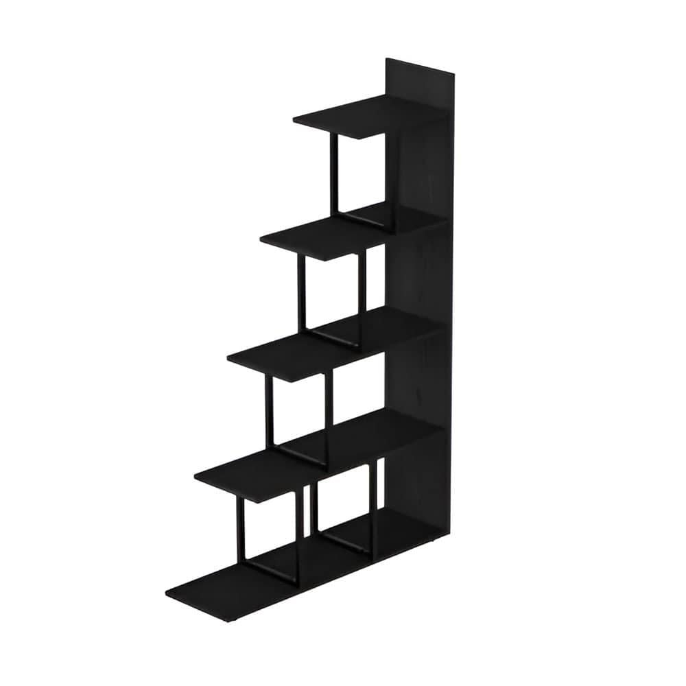 Этажерка Ferrum-decor Стелла металл/ДСП 1600x1020x300 мм Черный/Сосная Кембра (FRD-105494)