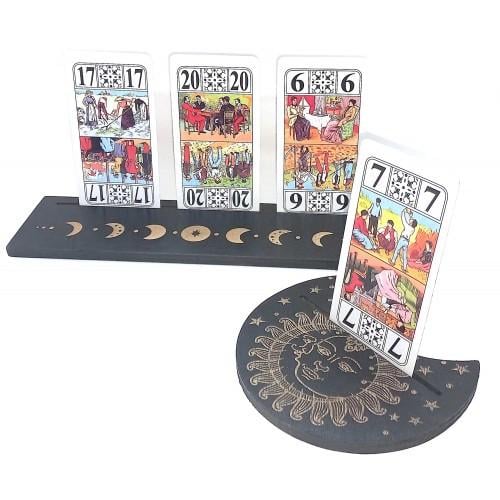 Подставки под карты Таро Луна 2 шт. Черный (34599B)