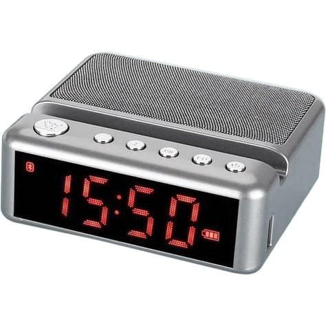 Колонка портативная XPRO HDY-G24 с часами 10 Вт USB/AUX/FM/Bluetooth Черный (lp-87267)
