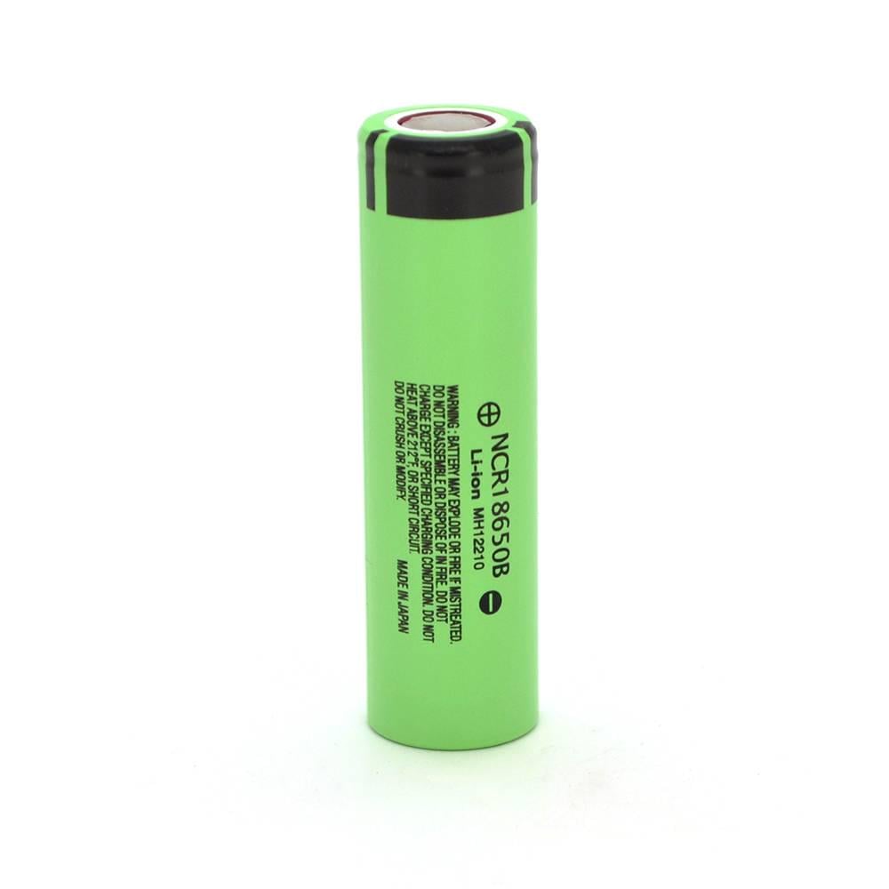 Акумулятор 18650 Li-Ion Panasonic NCR18650B 3400mAh 6,8A 4,2/3,6/2,5V FLAT TOP OEM Green (29319)