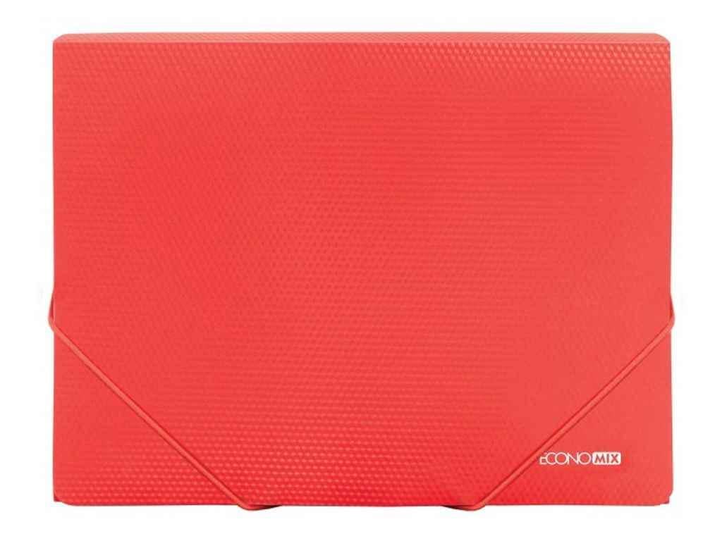 Папка на резинке Economix пластиковая А4 фактура бриллиант Красный (E31601-03)