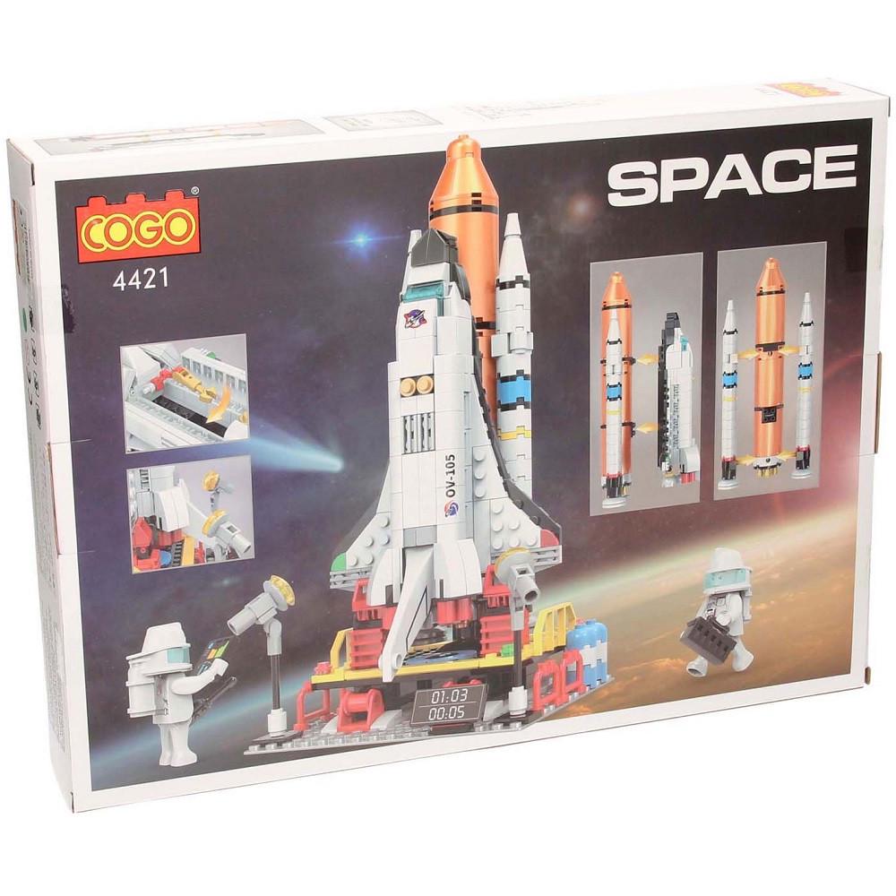 Конструктор для детей COGO Космический Шаттл с площадкой для запуска 404 дет. (28444247) - фото 5 Конструктор для детей COGO Космический Шаттл с площадкой для запуска 404 дет. (28444247) - фото 5