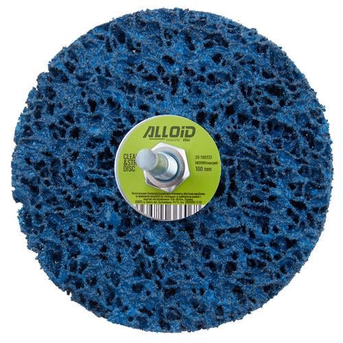 Круг зачистной Alloid Коралл с держателем для дрели 100 мм Синий (00000061443)