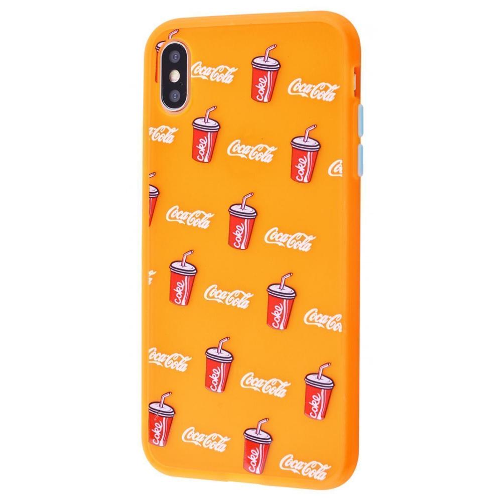 Чохол PRC Acid Colour Print case TPU для iPhone XS Max 09 з малюнком