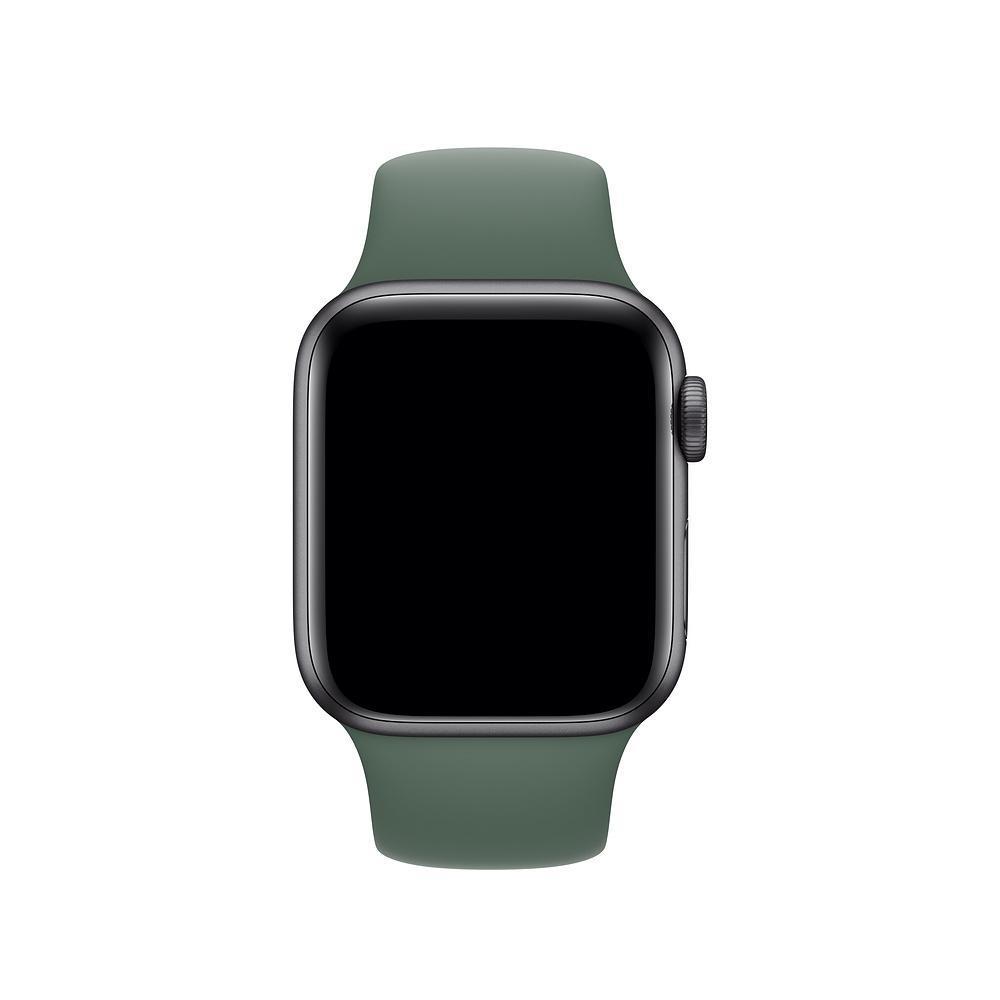 Силиконовый ремешок Band Sport Series for Apple Watch 38mm, Pine Green (зеленый) (HC) - фото 2