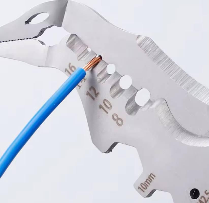 Плоскогубцы-стриппер для зачистки обжимания и резки проводов (b72e2db7) - фото 3